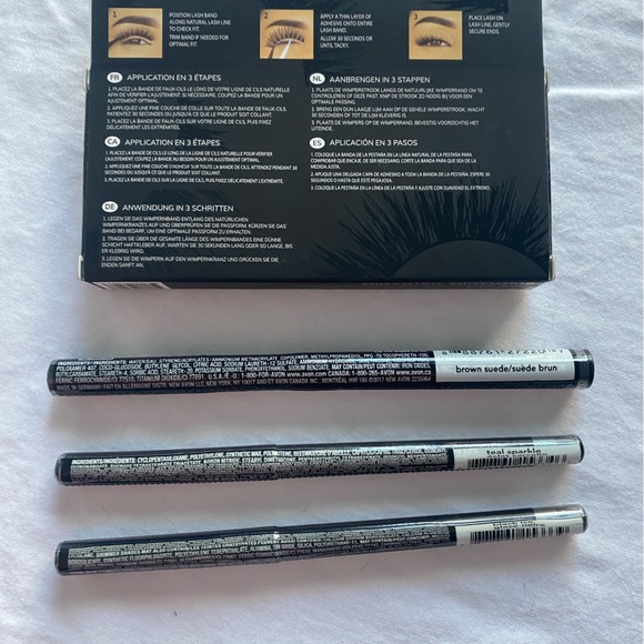 Brand New (Sealed) 3 Avon Eyeliners and Lily Lashes - Picture 2 of 3